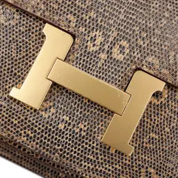 Hermes Natural Lizard Constance Bag - Affordable Luxury Bags at Pochettebag