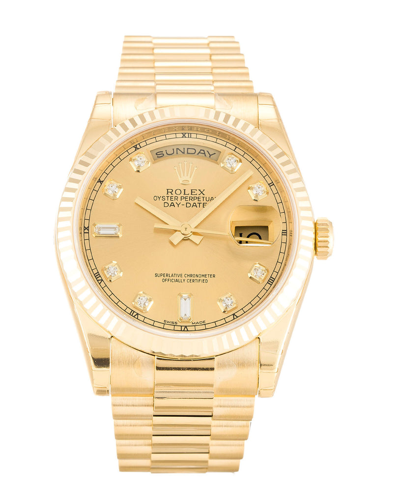 Replica Rolex Day-Date 118238-36 MM - Luxury Watch Replicas at Pochettebag