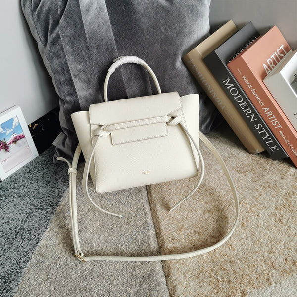 Celine Nano Belt Bag in White