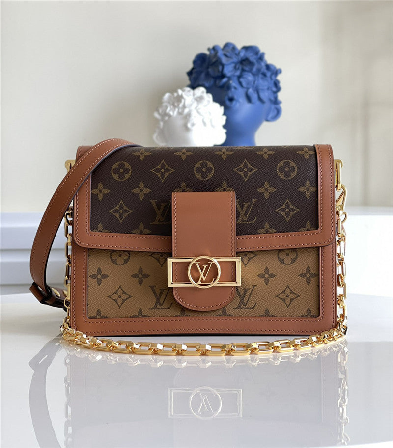 Louis Vuitton Dauphine MM Monogram Reverse Bag | Affordable Luxury Bags at Pochettebag