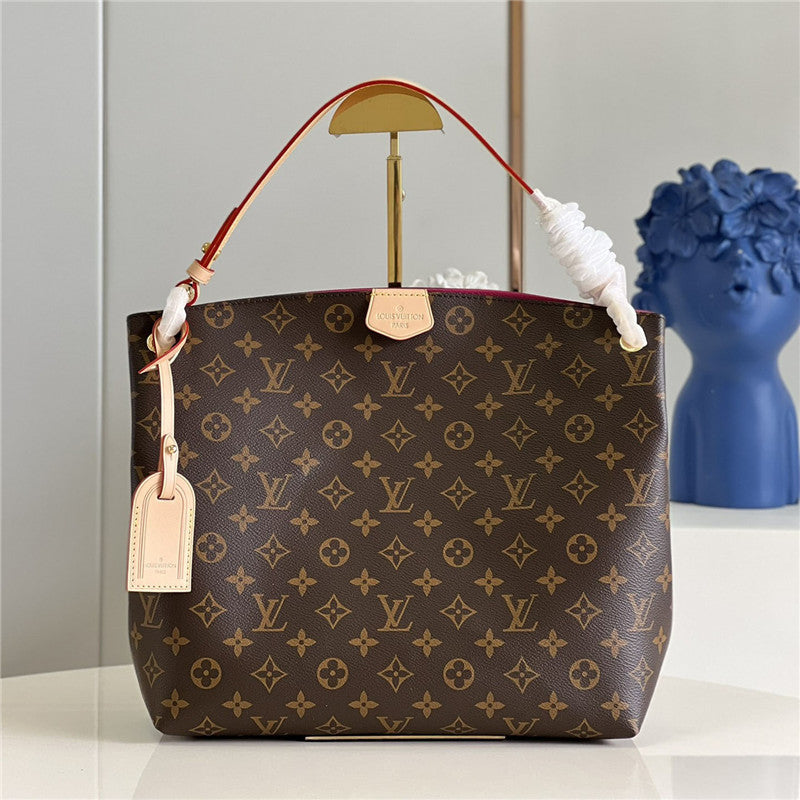 Louis Vuitton Monogram Canvas Graceful PM Beige Bag