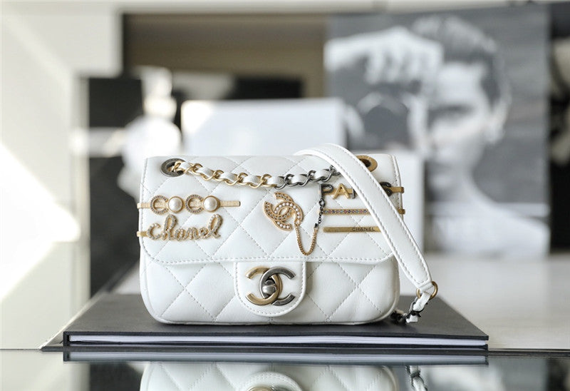 Chanel CC Ruched Vanity Case Bag