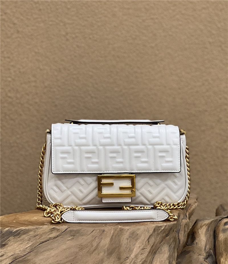 Fendi Baguette Chain Midi Bag - Affordable Luxury Bags at Pochettebag