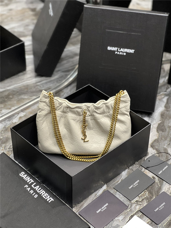 YSL Pac Pac Leather Shoulder Bag | Affordable Luxury Bags at Pochettebag