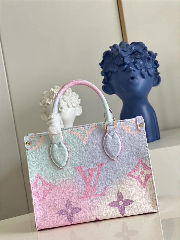 Louis Vuitton On The Go PM Sunrise Pastel Bag | Affordable Luxury Bags at Pochettebag