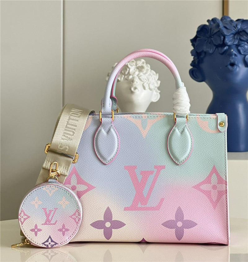 Louis Vuitton On The Go PM Sunrise Pastel Bag