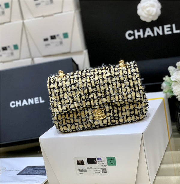 Chanel Tweed Rectangular Flap Bag | Affordable Luxury Bags at Pochettebag