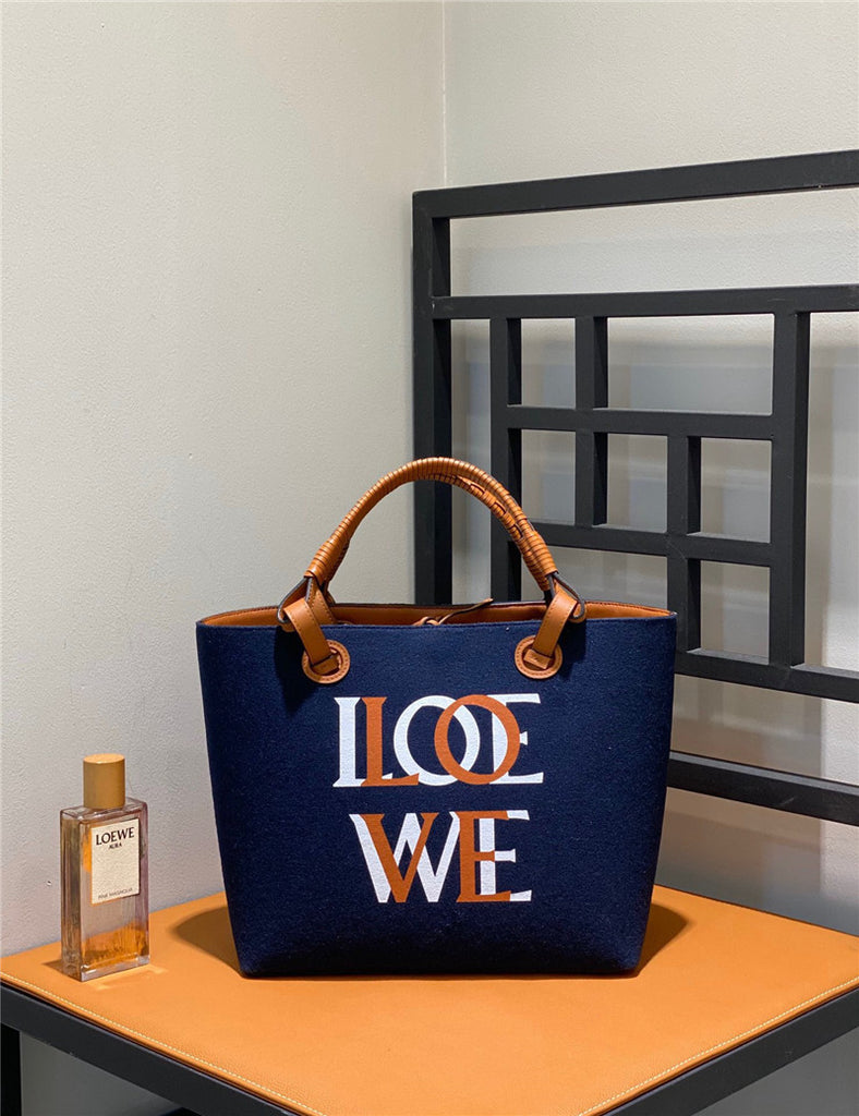 Loewe Small Anagram Love Tote Bag