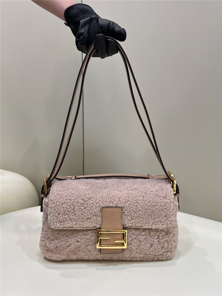 Fendi Shearling Baguette Multi Bag