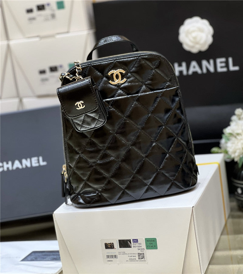 Chanel Chain Leather Backpack