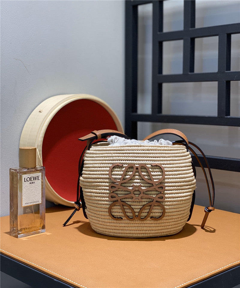 Loewe Paula's Ibiza Beehive Raffia Basket Bag