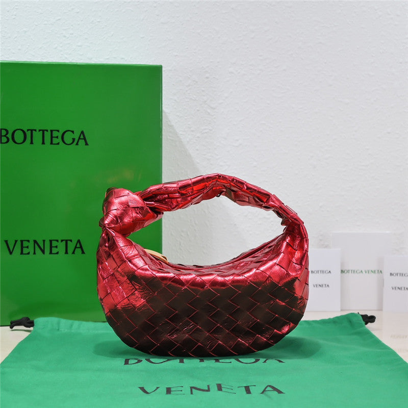 Bottega Veneta Metallic Nappa Intrecciato Mini Jodie Bag