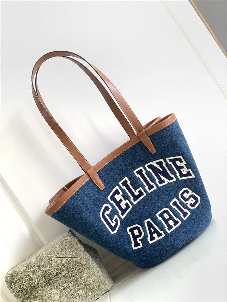 Celine Large Couffin in blue by Pochettebag