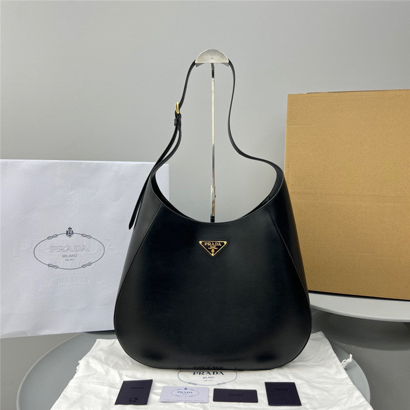 Prada Large Leather Shoulder Bag