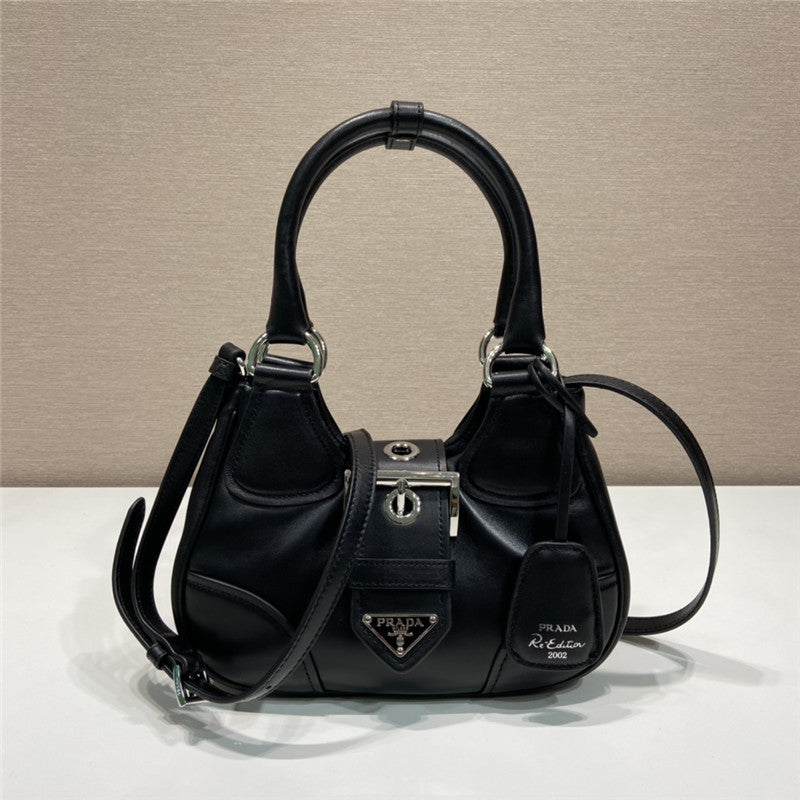 Prada Moon Re-Nylon and Leather Bag by Pochettebag - Affordable Luxury Bags