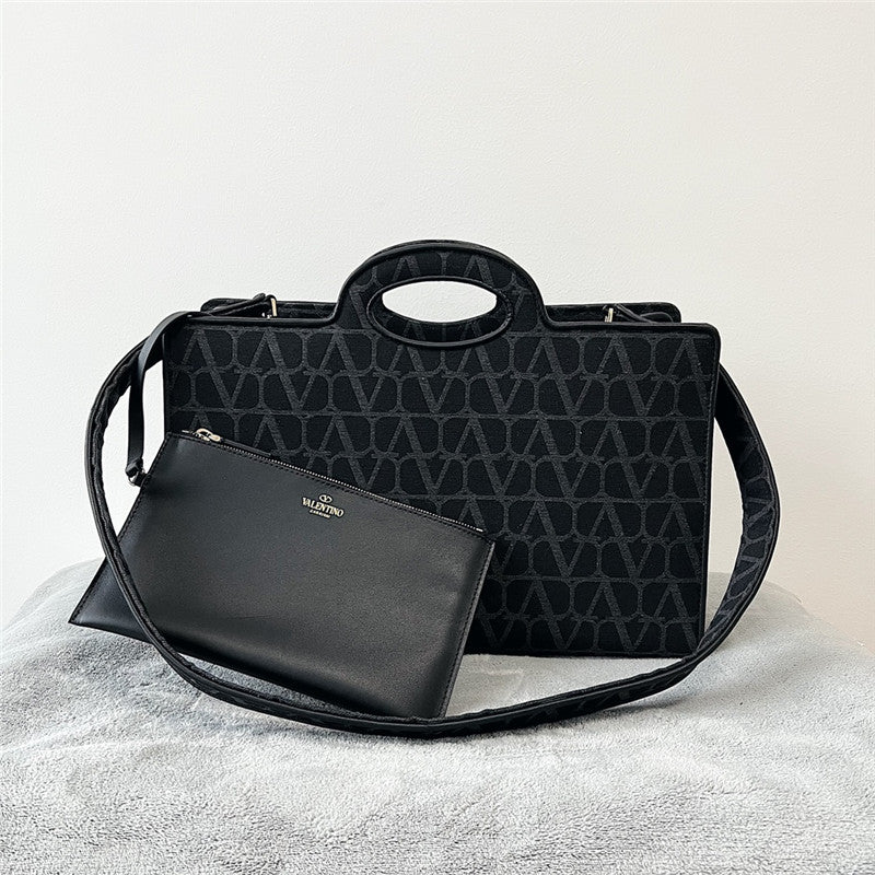 Valentino V Logo Tote Bag - Affordable Luxury Bags