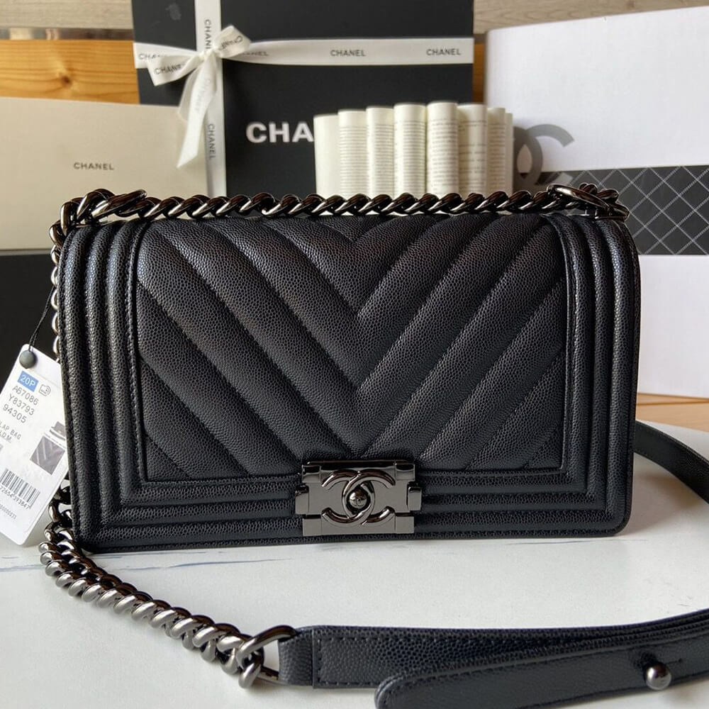 Boy Chanel Bags with black hardware