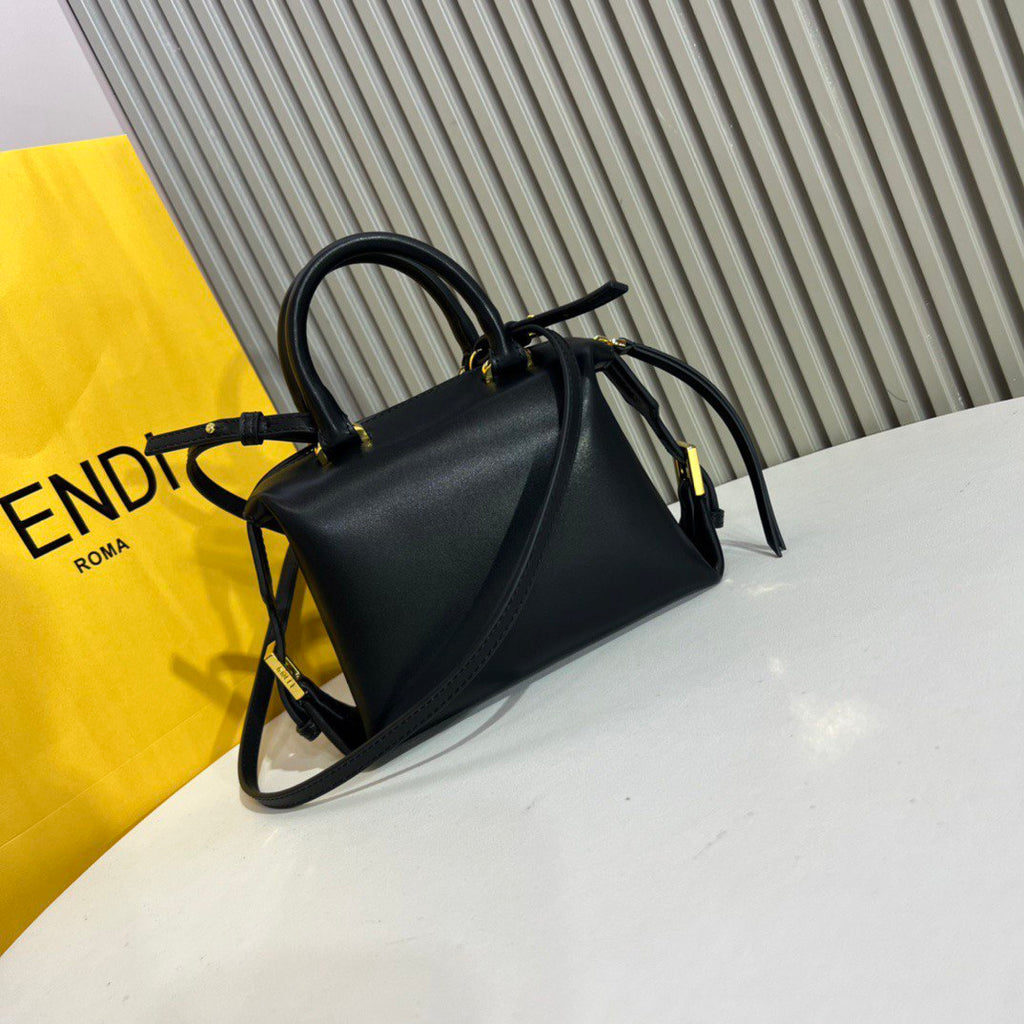 Best Fendi Replica Mini Top Handle Bag in Black for Women | Pochettebag