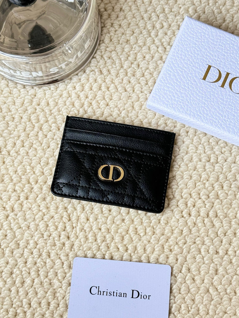 Christian Dior | DIOR CARO FIVE-SLOT CARD HOLDER.