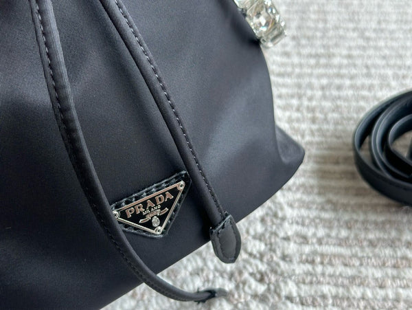 Prada Mini Nylon Bucket Bag